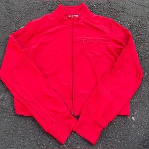 Nike The Athletic Department Full Zip Jacket Medium‎ Red Swoosh Logo Size Medium